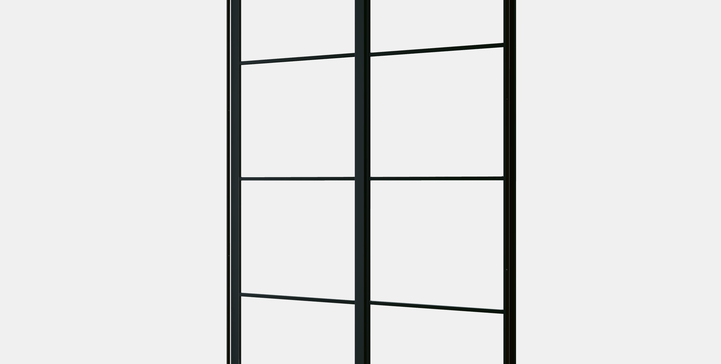 PAX Pair of sliding door frames w rail 2 Low-poly 3D model_6