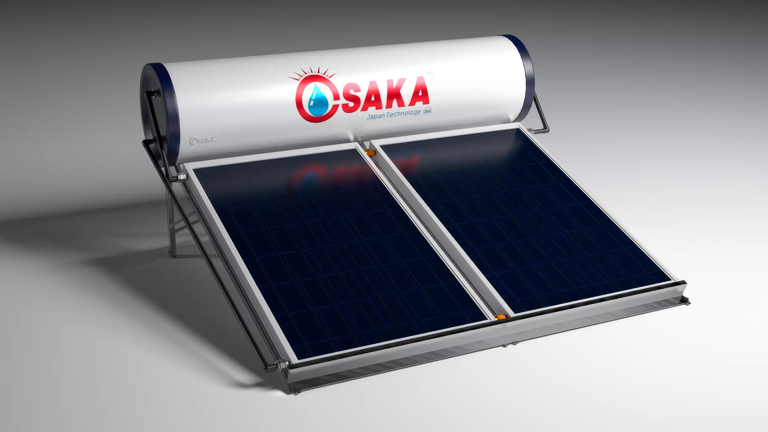 Water Solar Panel Systems Free low-poly 3D model