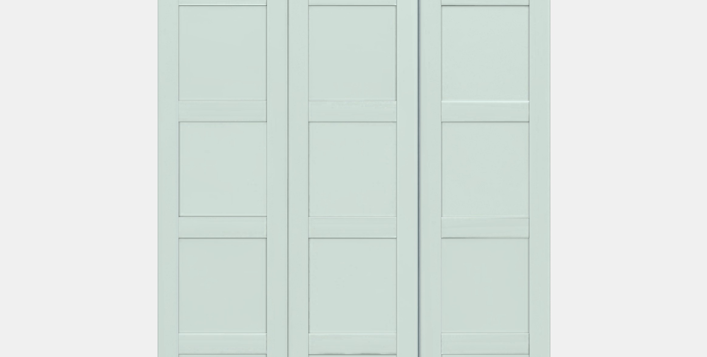 PAX - BERGSBO Wardrobe 4 Low-poly 3D model_11