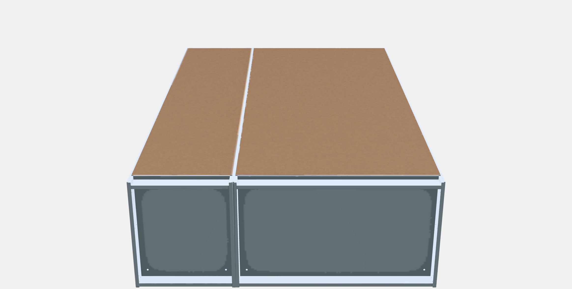 PAX - FORSAND Wardrobe combination 6 Low-poly 3D model_7