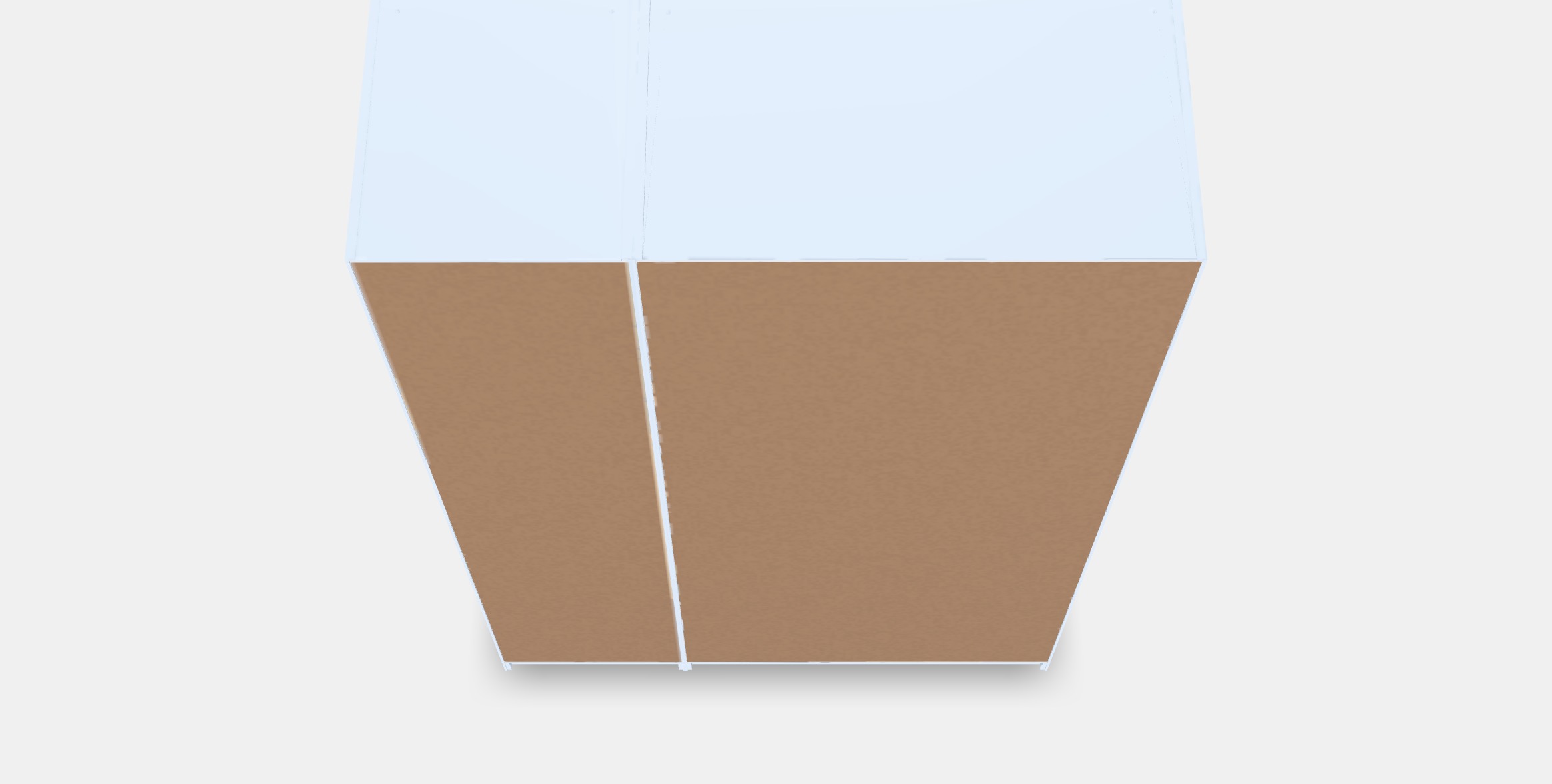 PAX - FORSAND Wardrobe combination 6 Low-poly 3D model_3