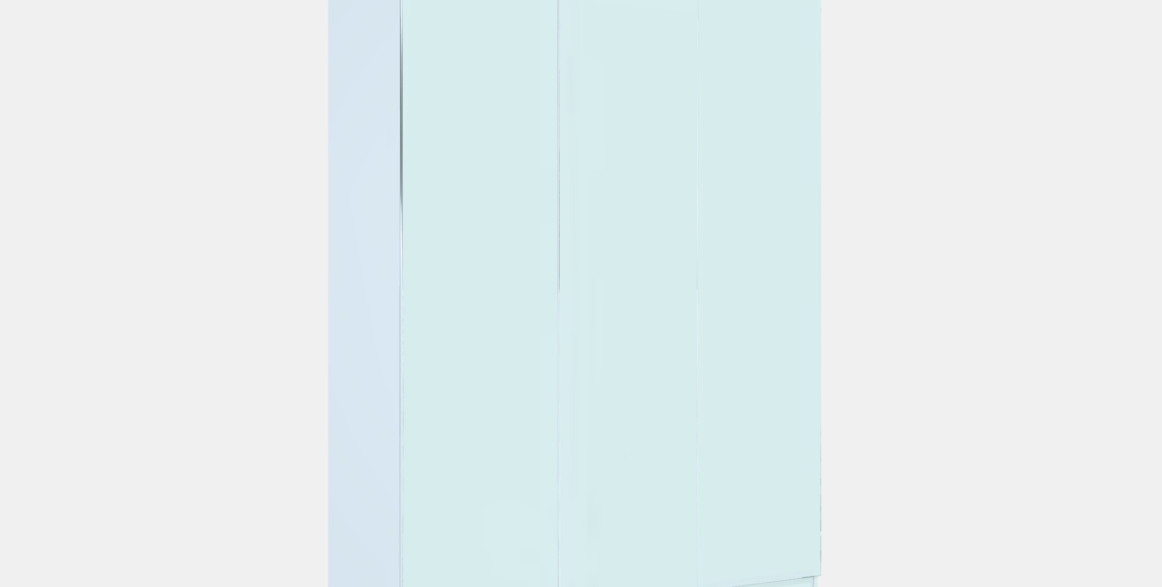 PAX - FORSAND Wardrobe 11 Low-poly 3D model_8