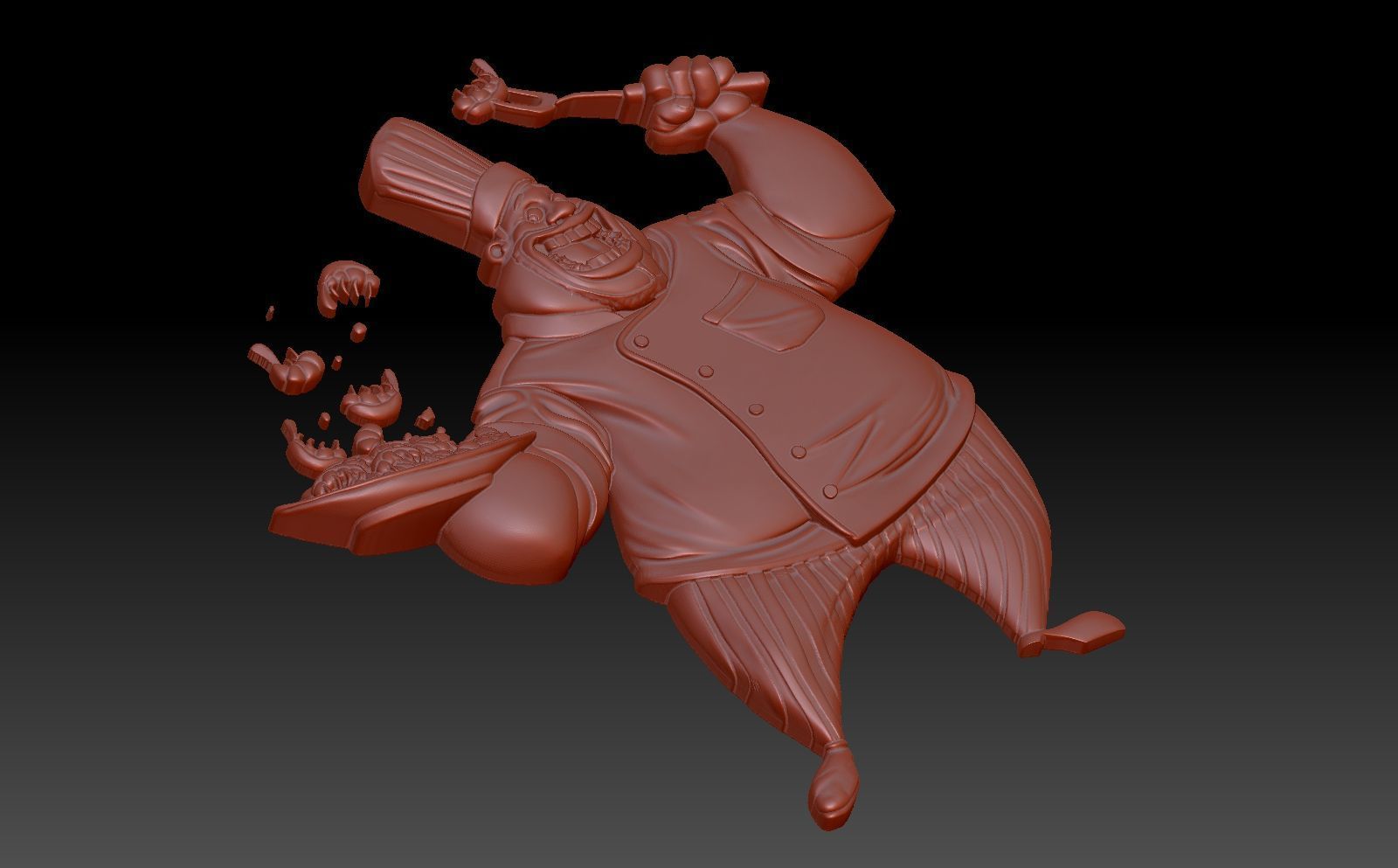 Cheerful cook 3D print model_3