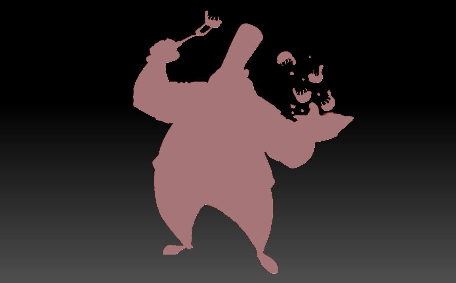 Cheerful cook 3D print model_2