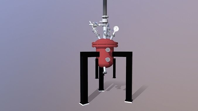 Vessel Drum Low-poly 3D model