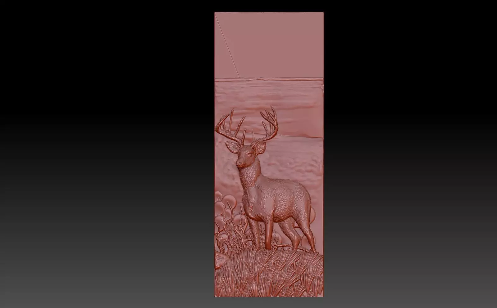 Deer forest 3D print model