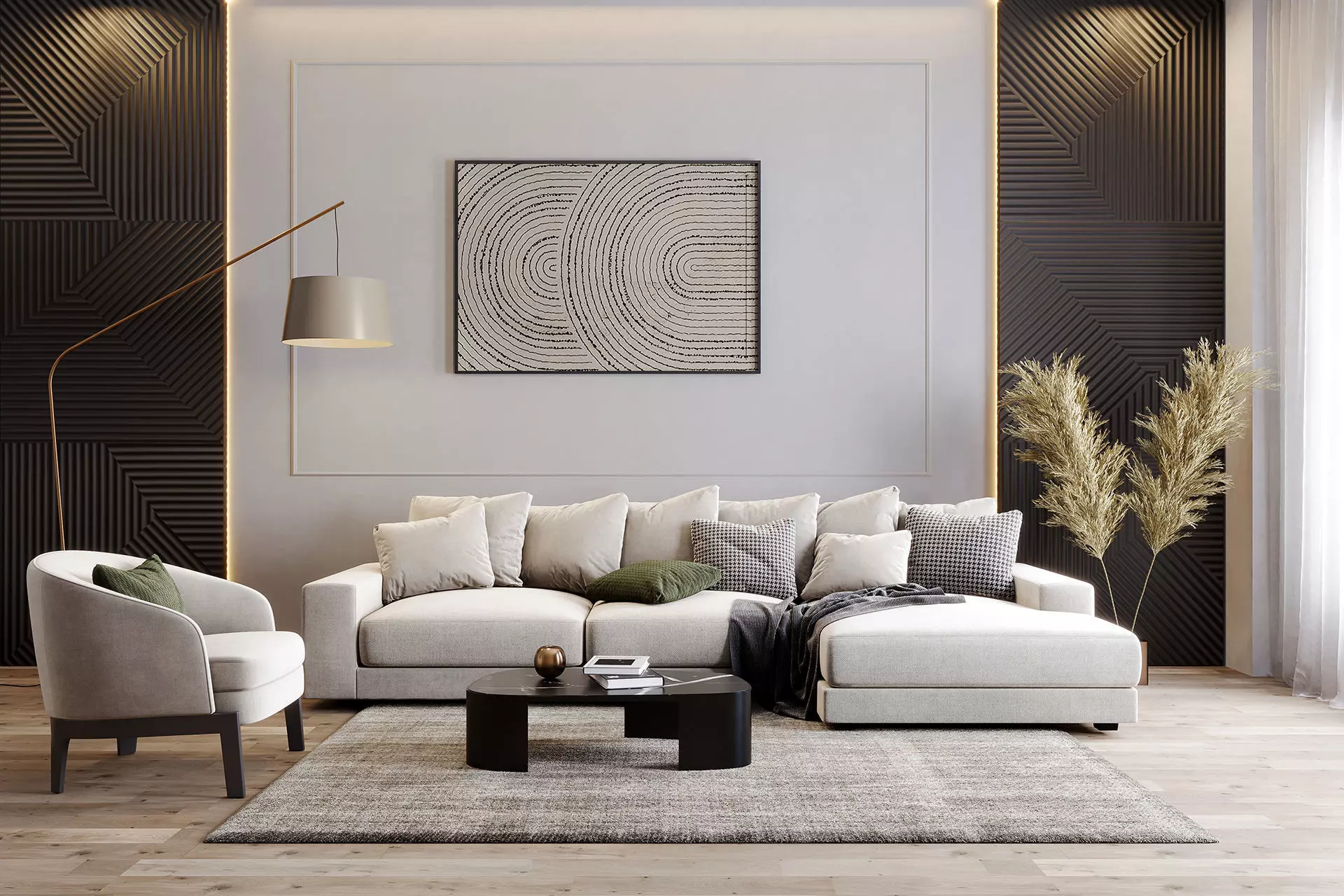 interior living room scene 49 3D model