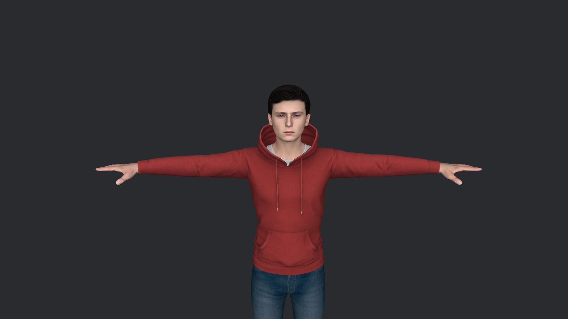 Barron Trump Hyper Realistic Full Body Fully Rigged 3D Character Low-poly 3D model_18