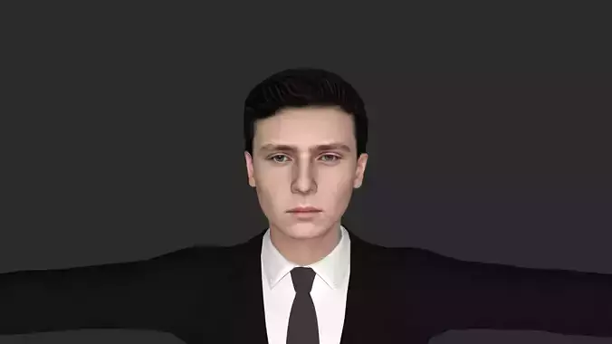 Barron Trump Hyper Realistic Full Body Fully Rigged 3D Character