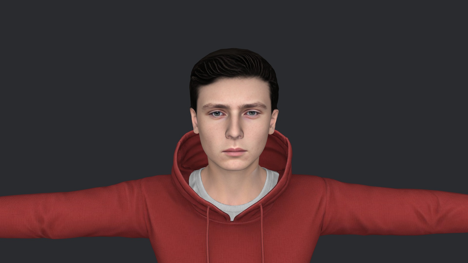 Barron Trump Hyper Realistic Full Body Fully Rigged 3D Character Low-poly 3D model_17