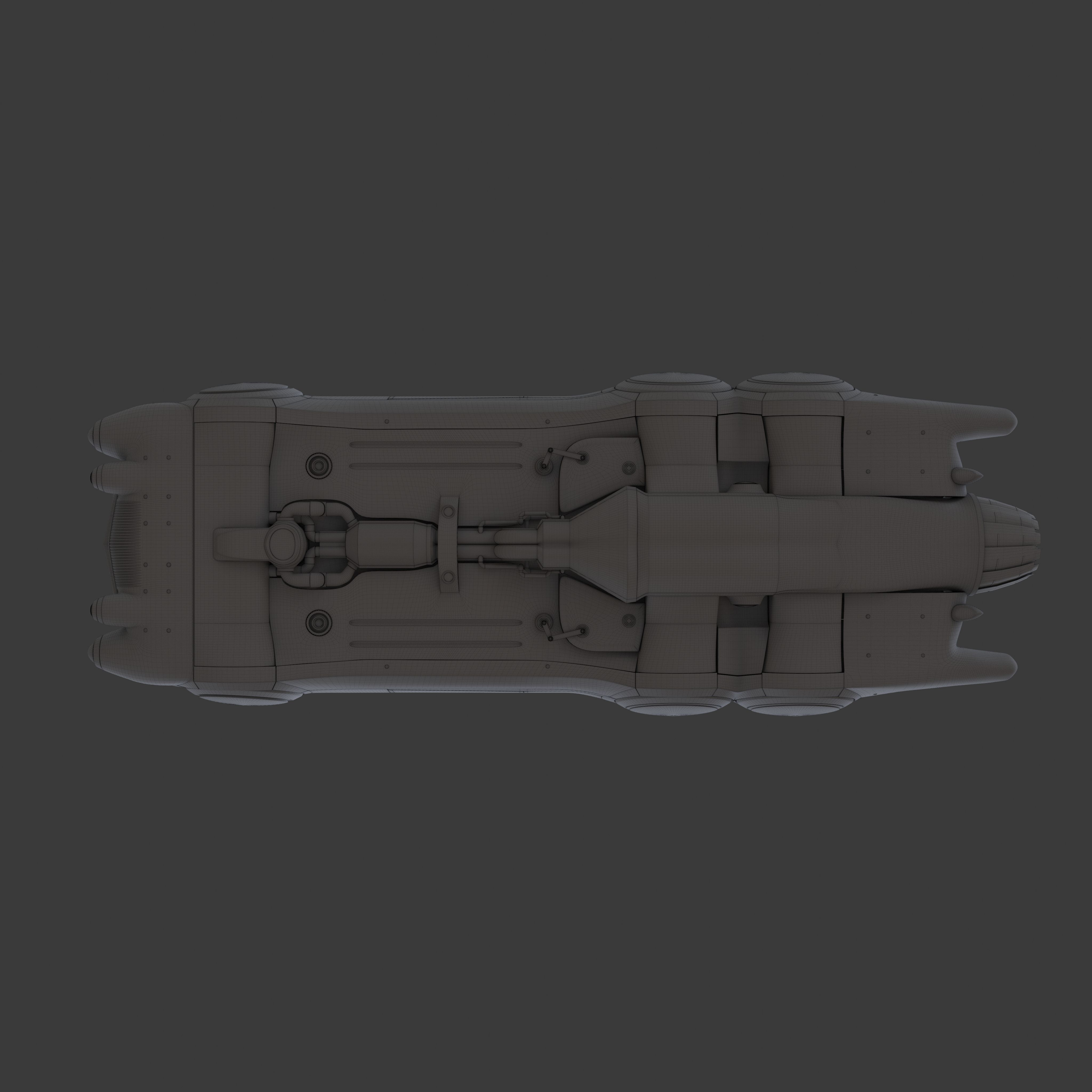 Futuristic flying car 7 3D model_17