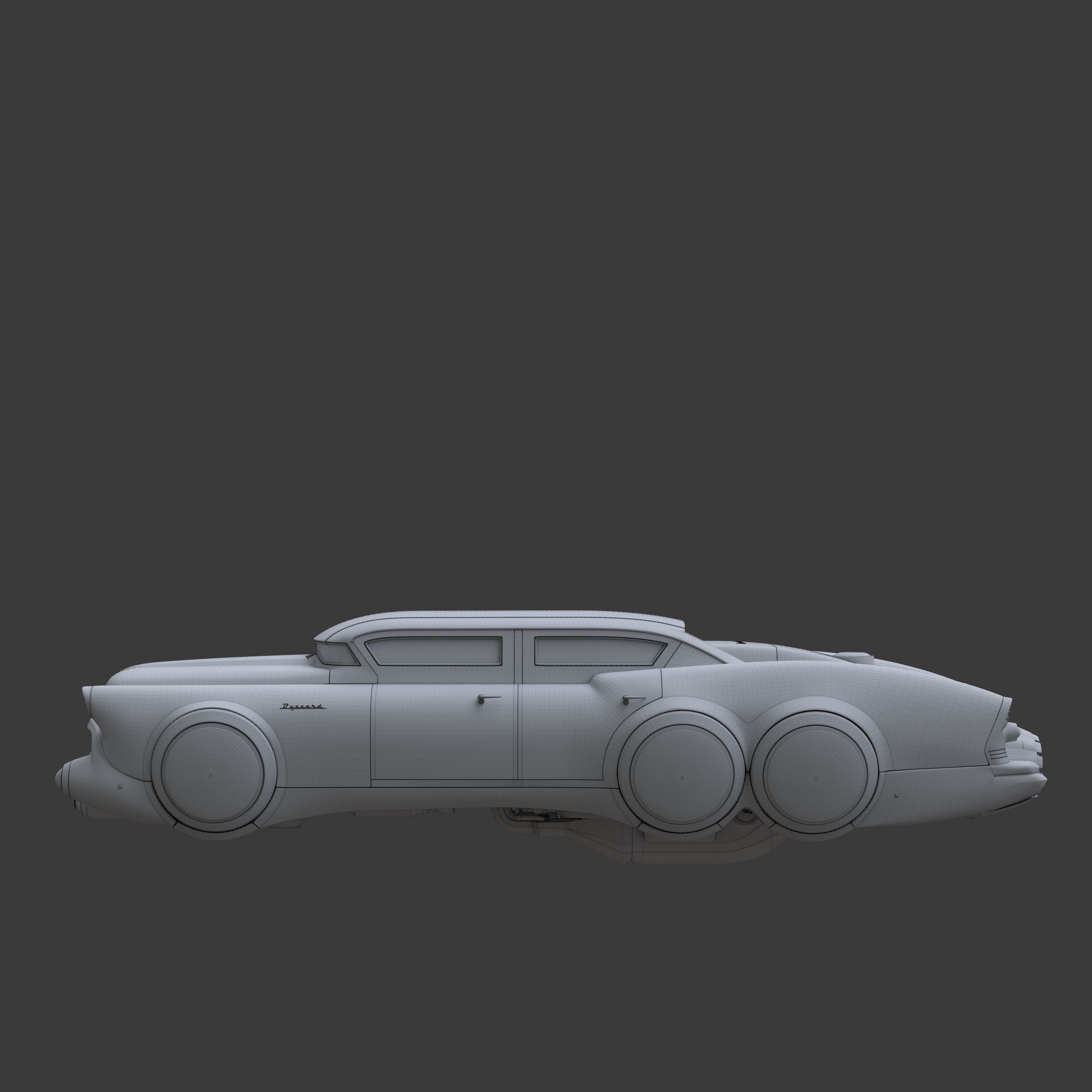 Futuristic flying car 7 3D model_15
