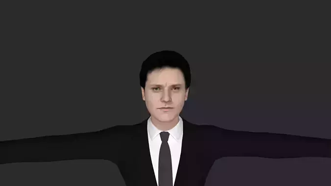 Bart baker Hyper Realistic Full Body Fully Rigged 3D Character