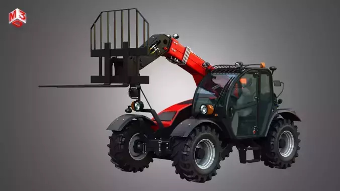 IH 935 Farmlift Telehandler 3D model