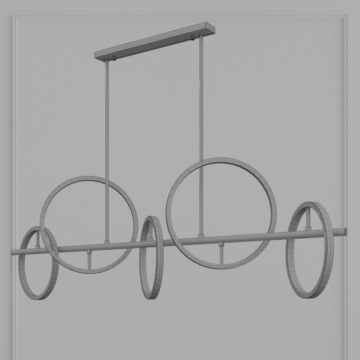 Rack and row luminaire GRACE 3D model_5