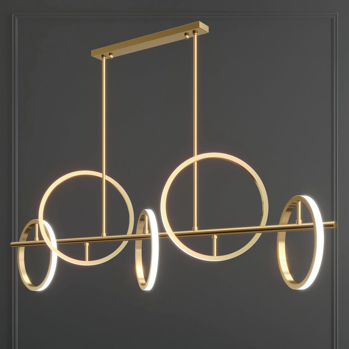 Rack and row luminaire GRACE 3D model_4