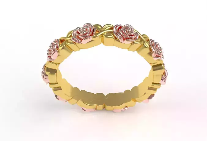 Beautiful Rose Flower Ring