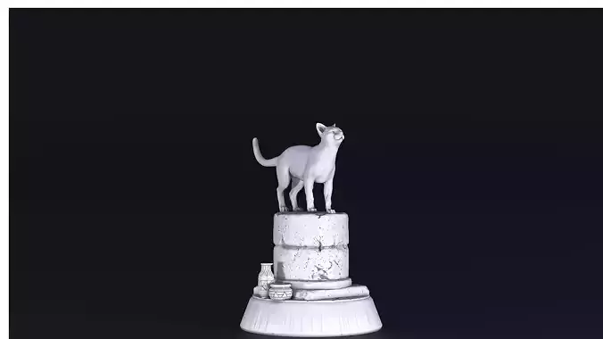 cat mummy 3D print model