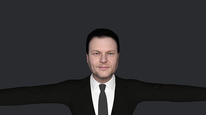 Blake shelton Hyper Realistic Full Body Fully Rigged Character Low-poly 3D model