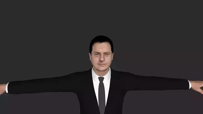 Brendan Fraser Hyper Realistic Full Body Fully Rigged Character