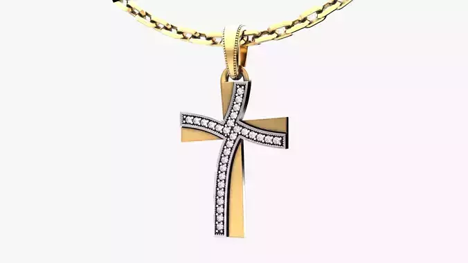 Fashion Holy Cross necklace P20