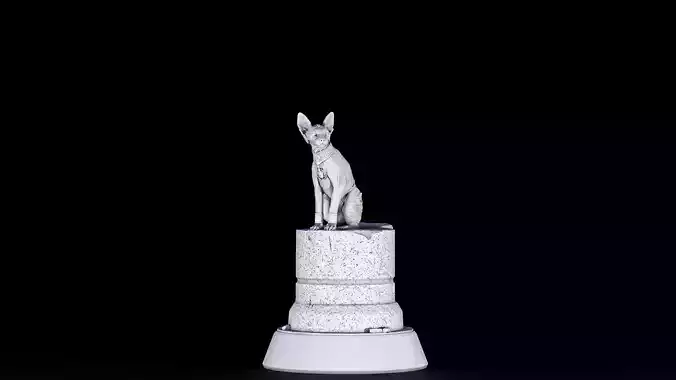 royal cat 3D print model