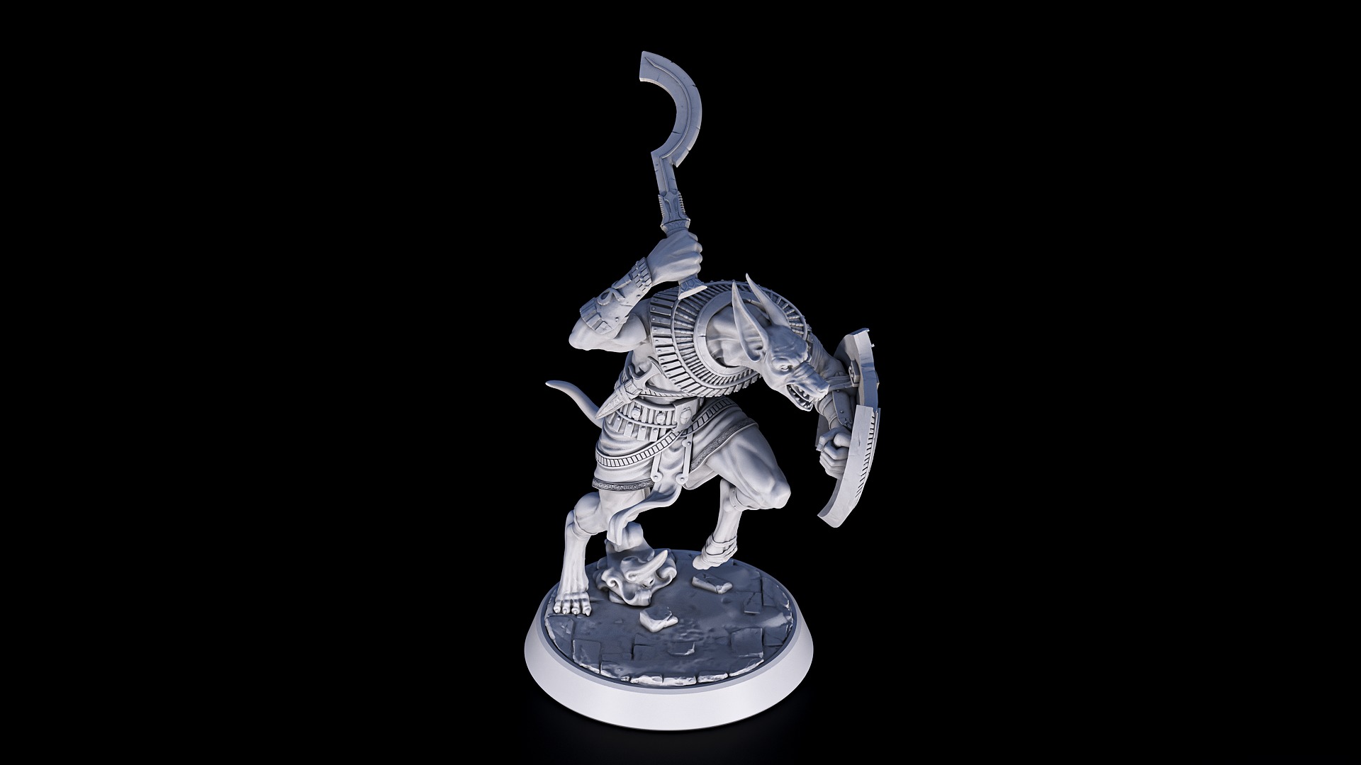 were jackal 3D print model_2