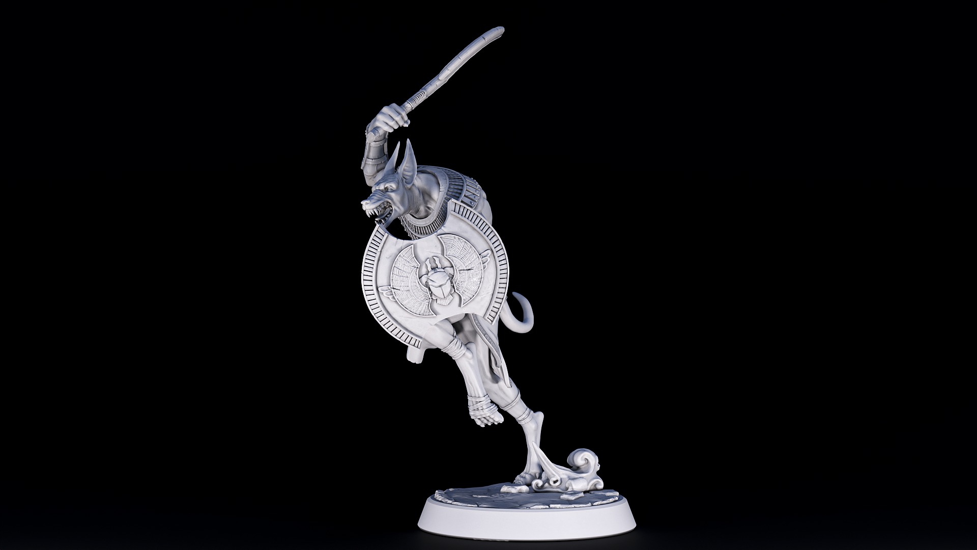 were jackal 3D print model_1