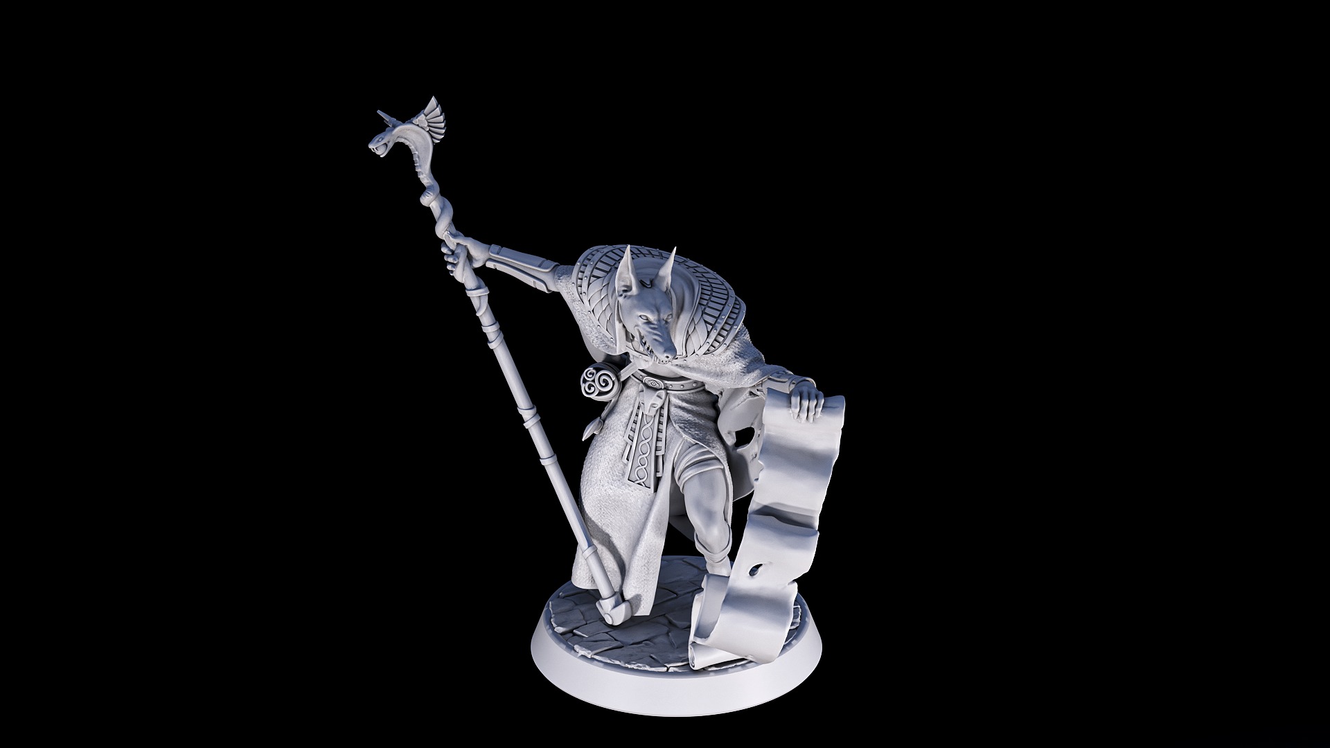 Were jackal Priest 3D print model_2