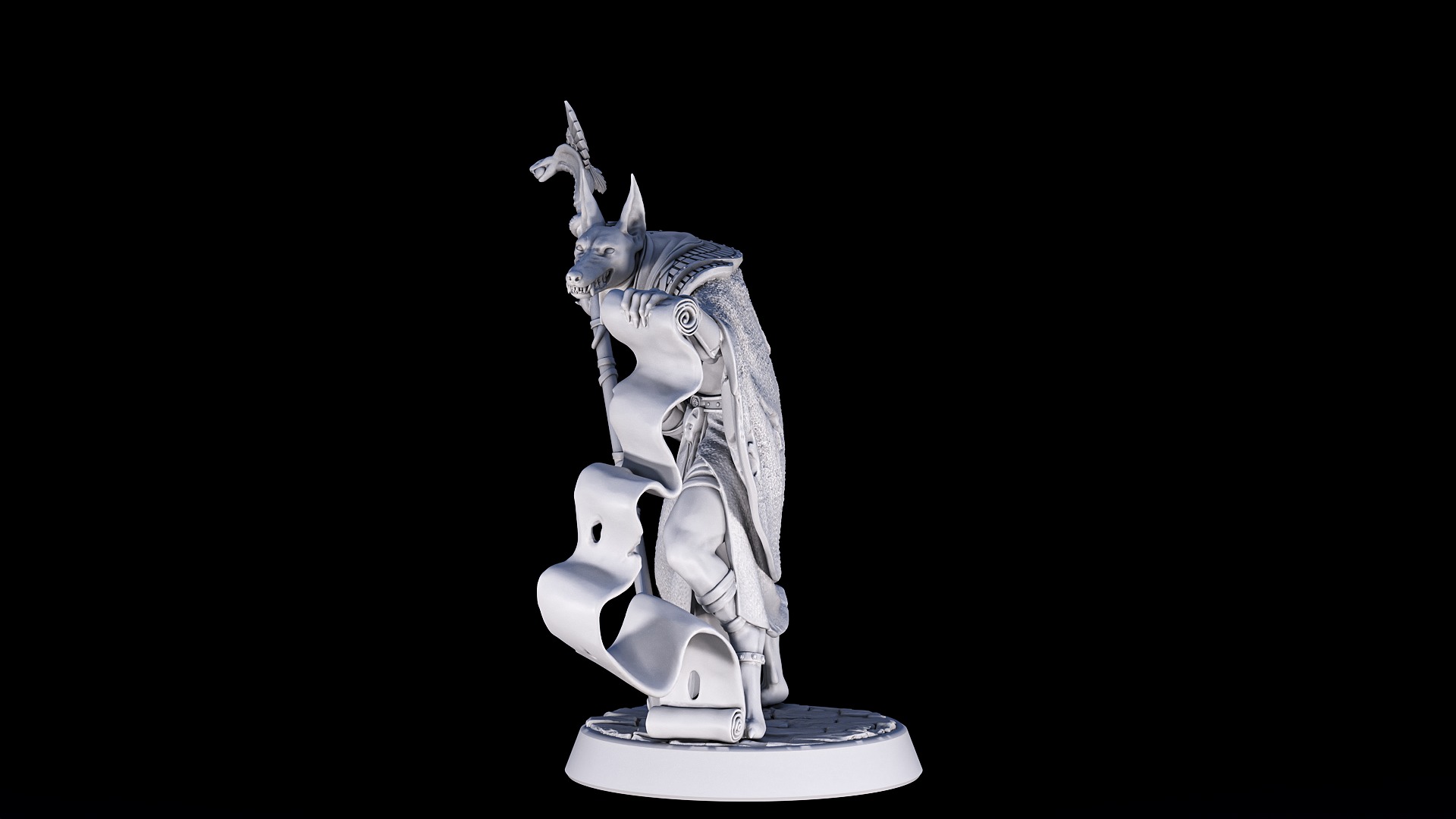 Were jackal Priest 3D print model_1