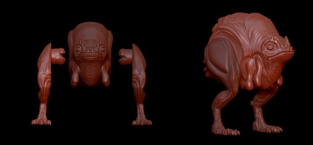 Jabba creature pack 3D print model 3 3D print model_9