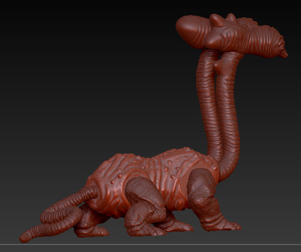 Jabba creature pack 3D print model 3 3D print model_8