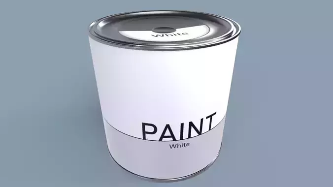 Paint Can White