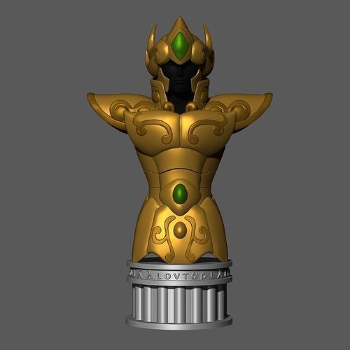 Saint Seiya - Leo Gold Saint Bust Free 3D print model