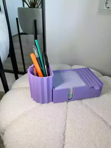 Pen and sticker holder cup