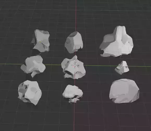 Boulder Basics 3D Rock Collection 