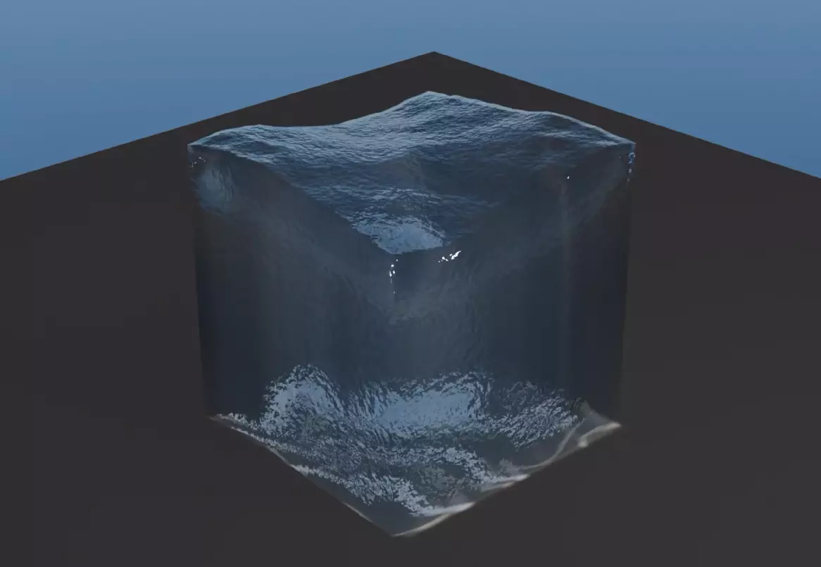 Realistic Water 3D model_0
