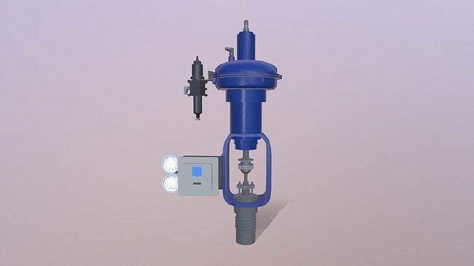 Control Valve Low-poly 3D model