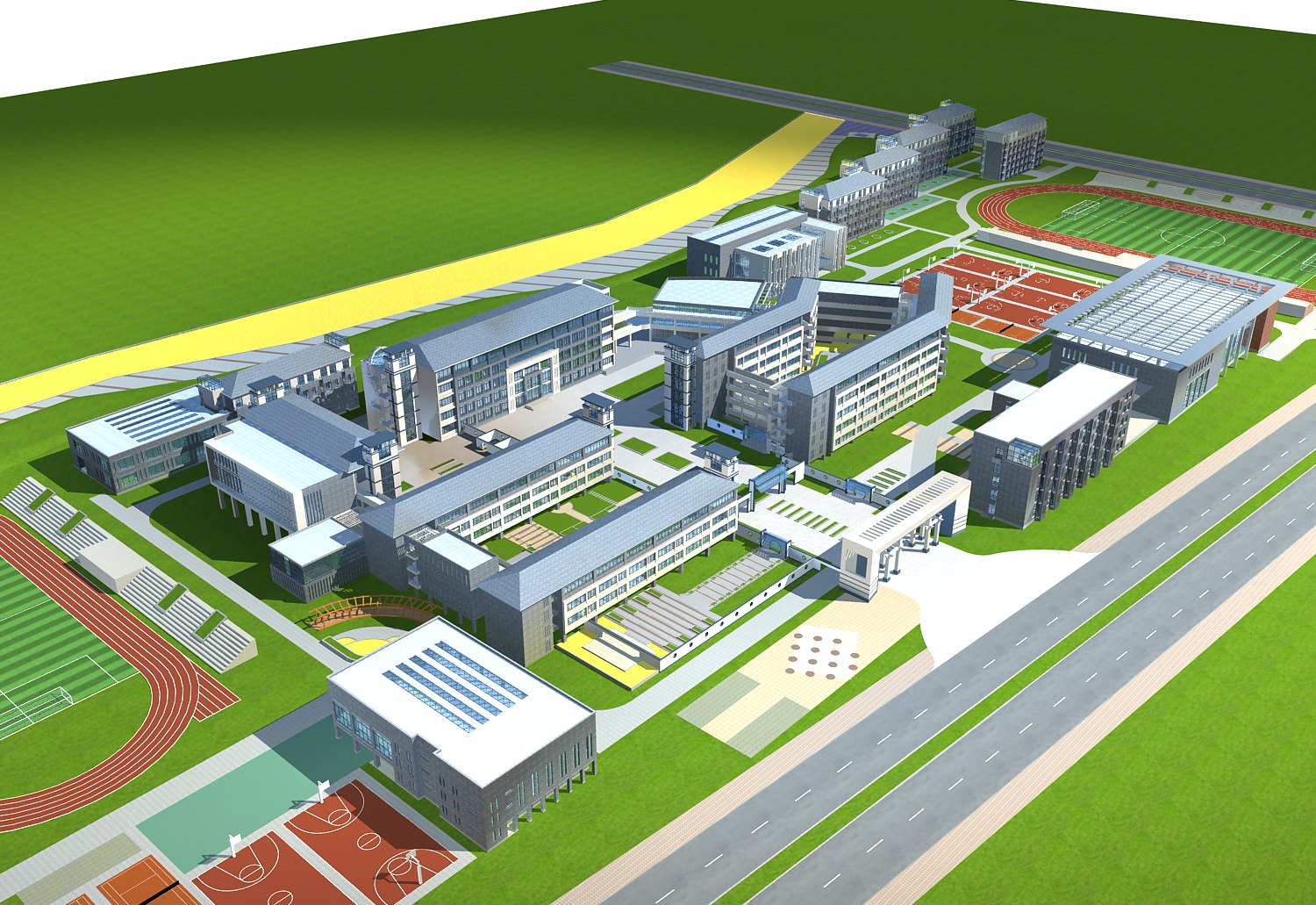 School Building Collection 50 items Vol2 3D model_41