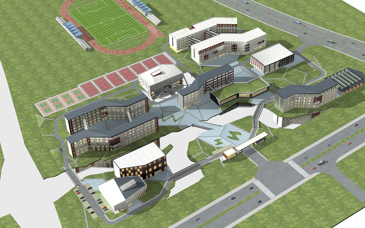 School Building Collection 50 items Vol2 3D model_11