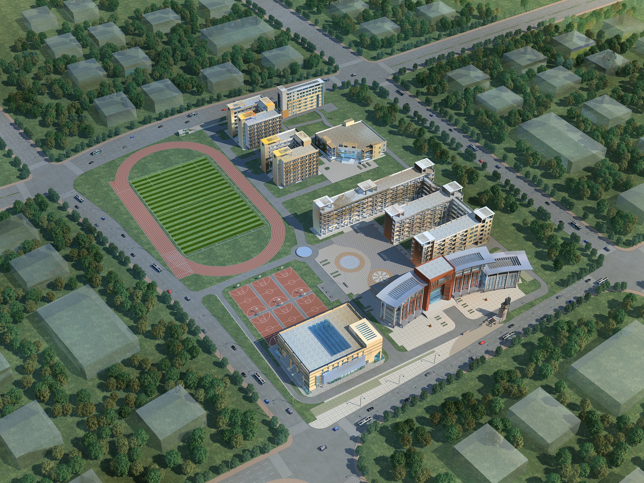 School Building Collection 50 items Vol2 3D model_5