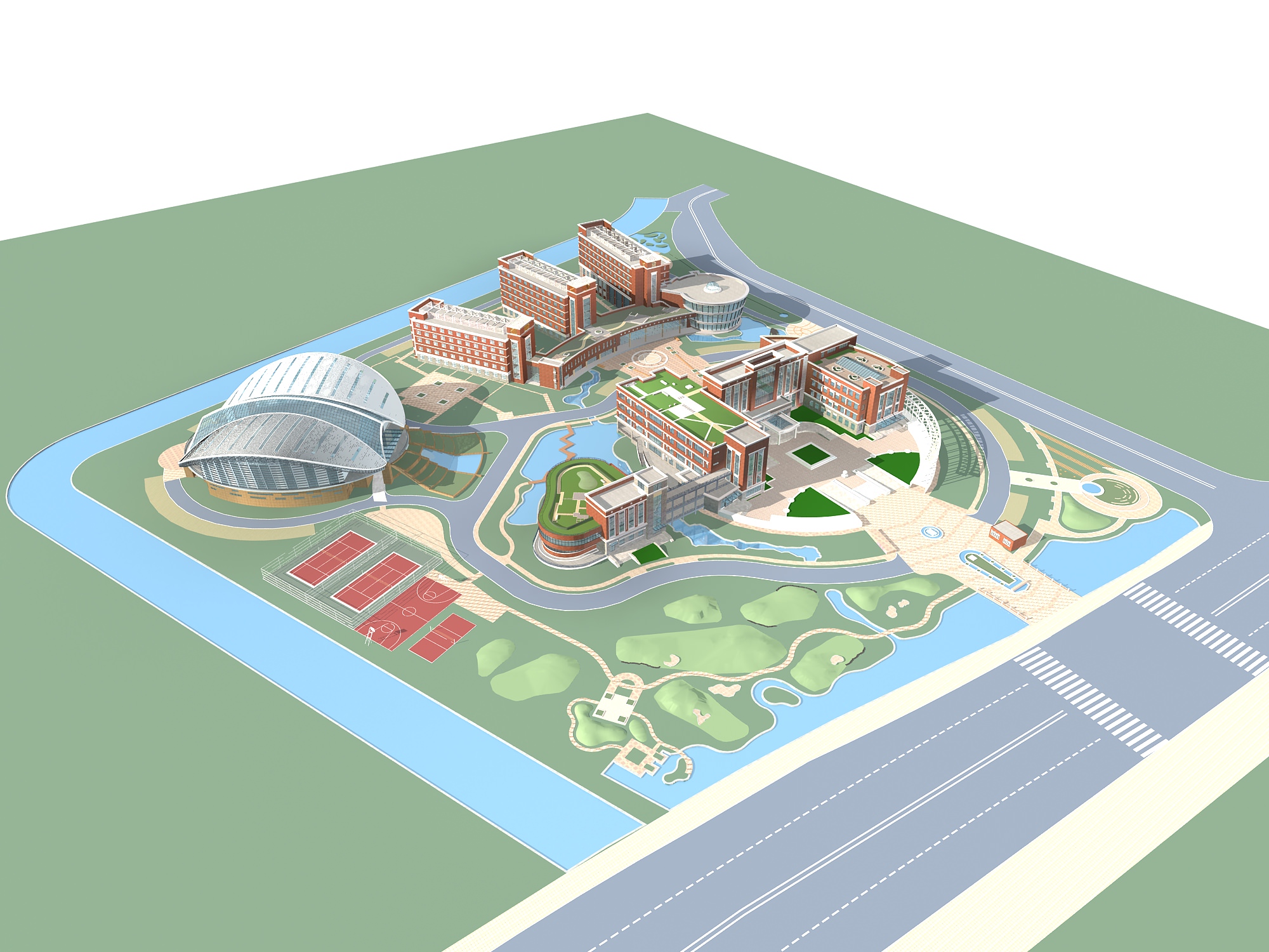 School Building Collection 50 items Vol2 3D model_47