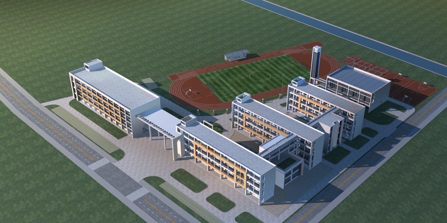 School Building Collection 50 items Vol2 3D model_27