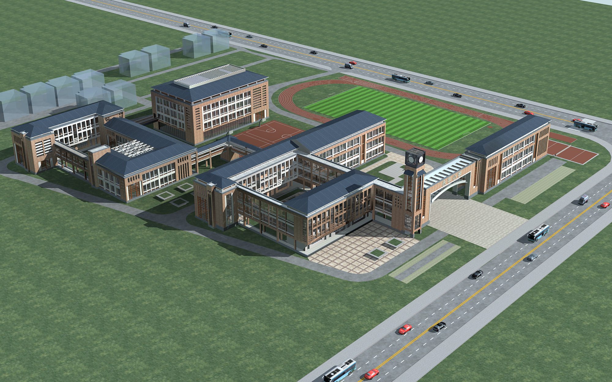 School Building Collection 50 items Vol2 3D model_44