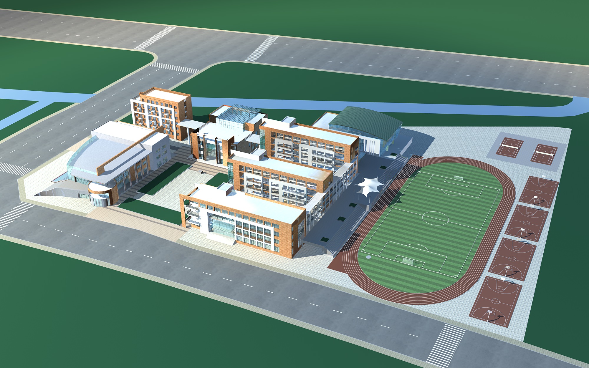 School Building Collection 50 items Vol2 3D model_18