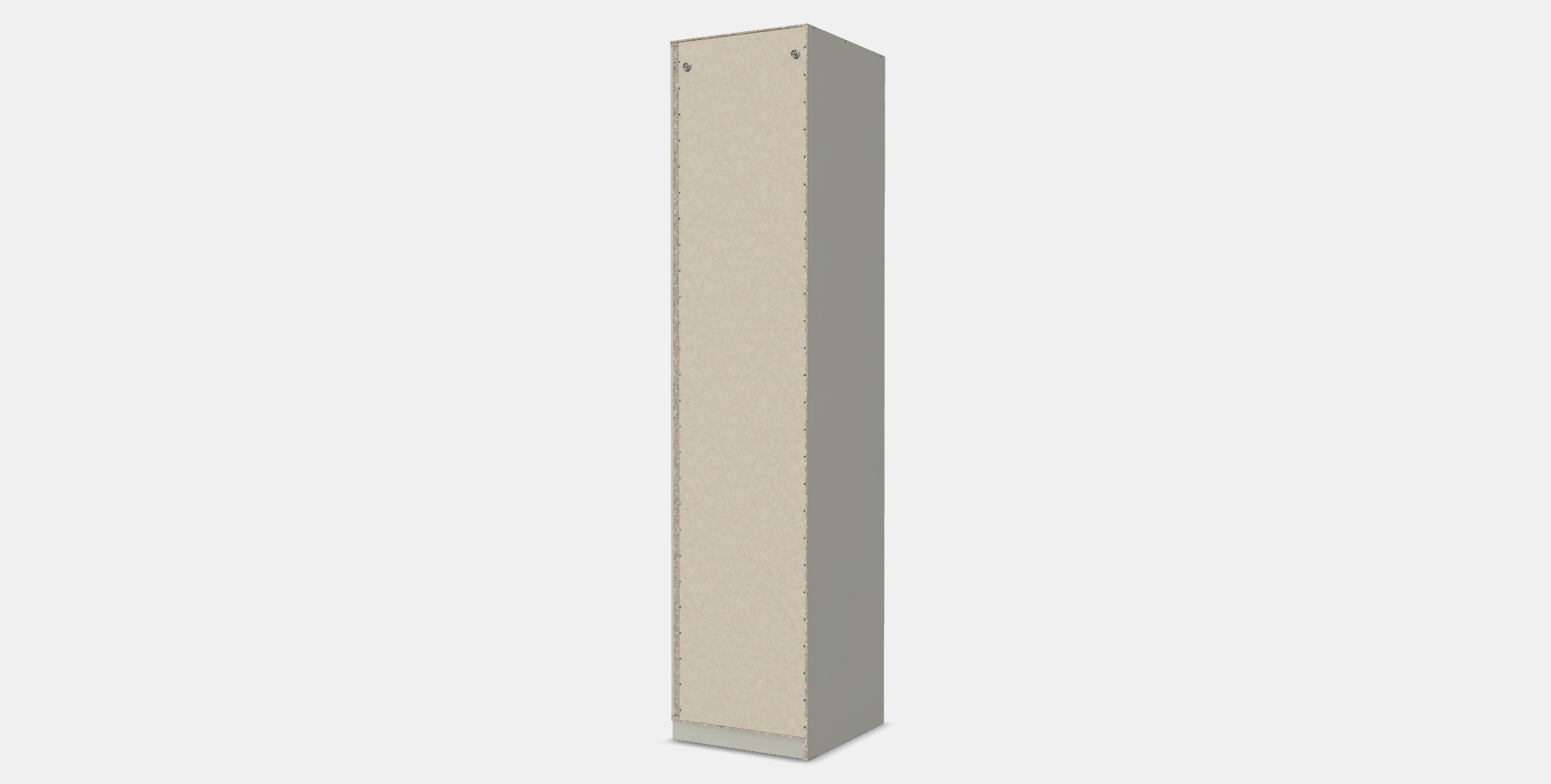 PAX Add-on corner unit with 4 shelves 1 Low-poly 3D model_6