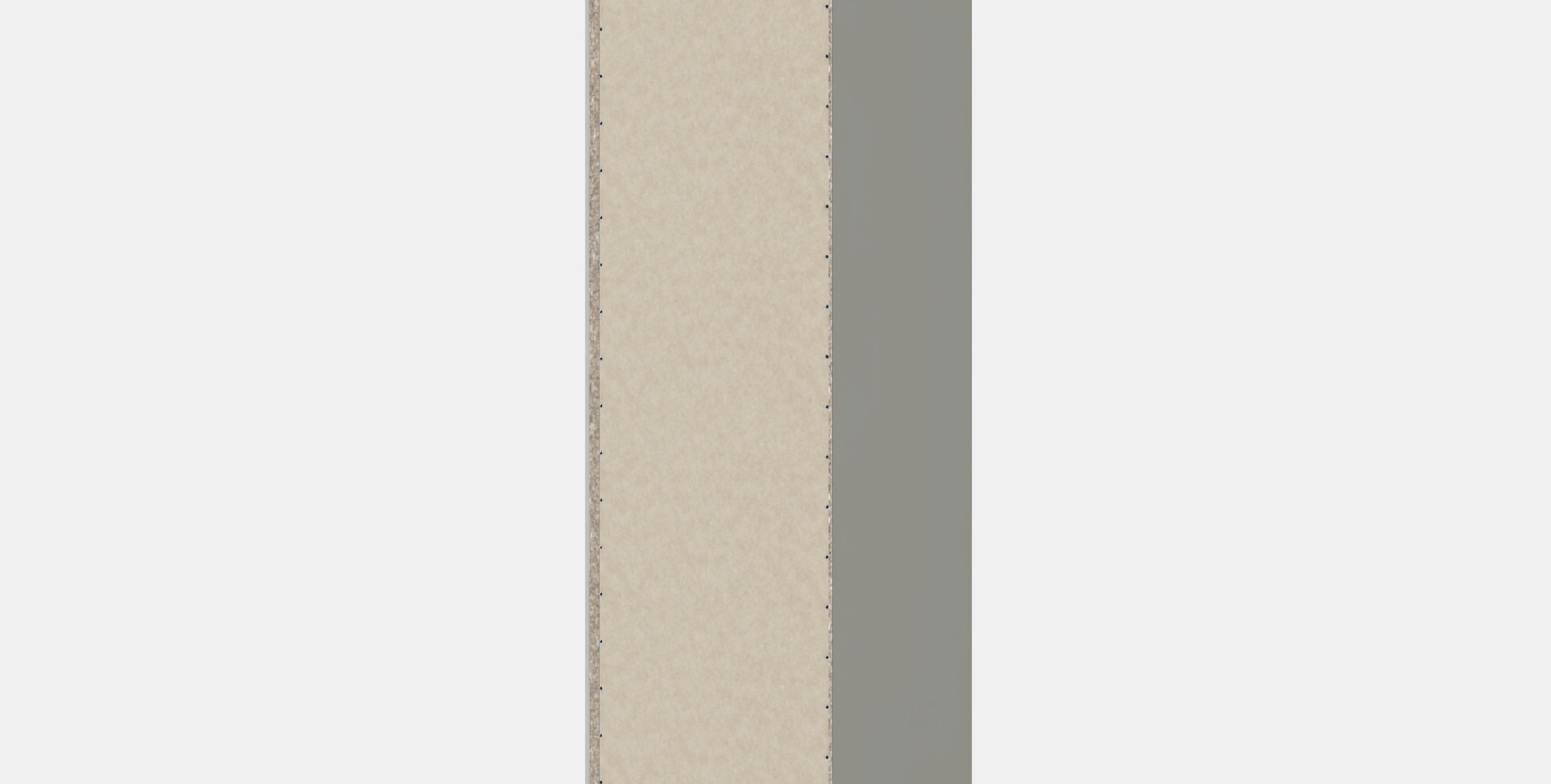 PAX Add-on corner unit with 4 shelves 1 Low-poly 3D model_9