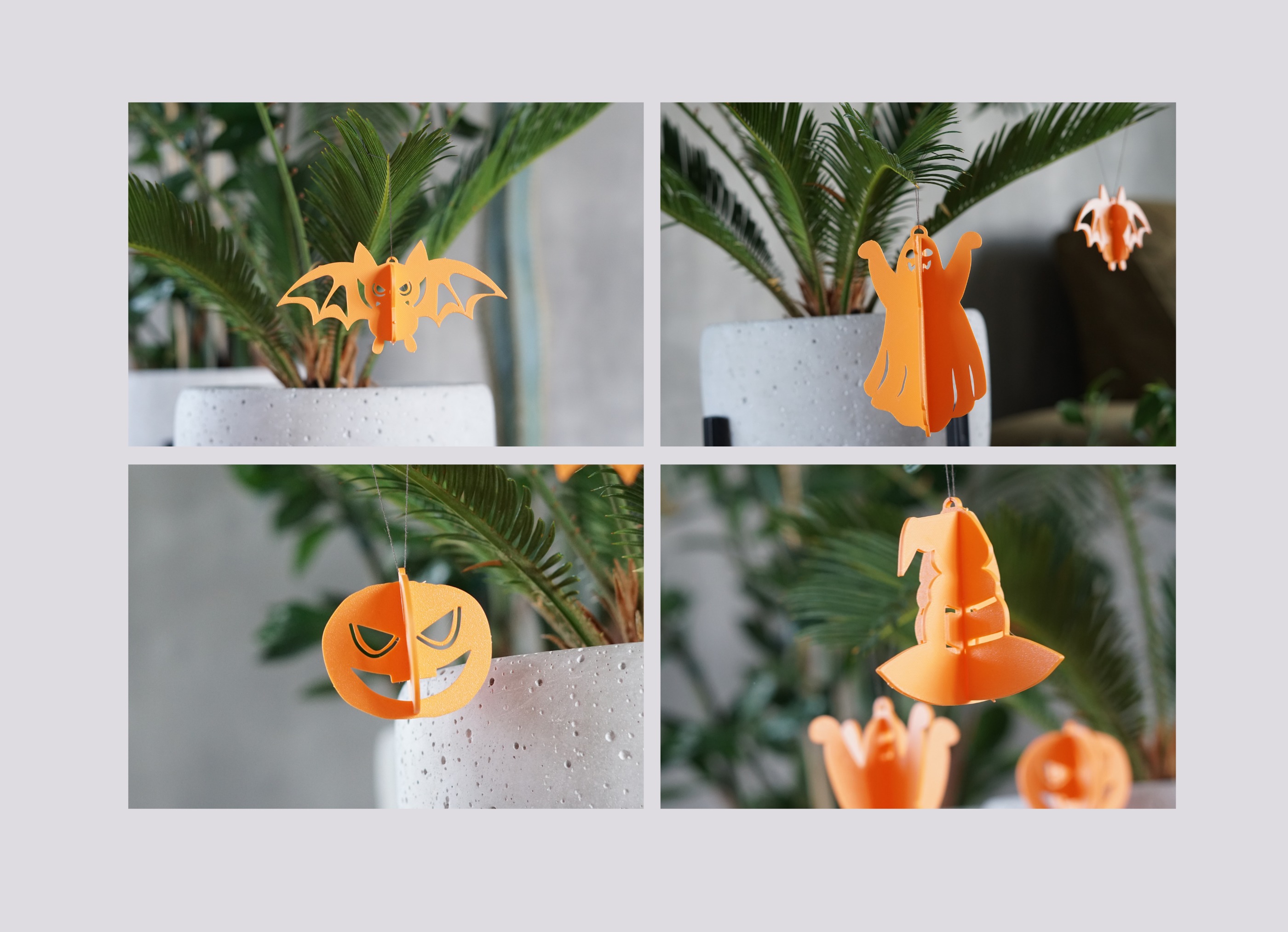 Halloween PUZZLE assembly mini kit 3D print model_3