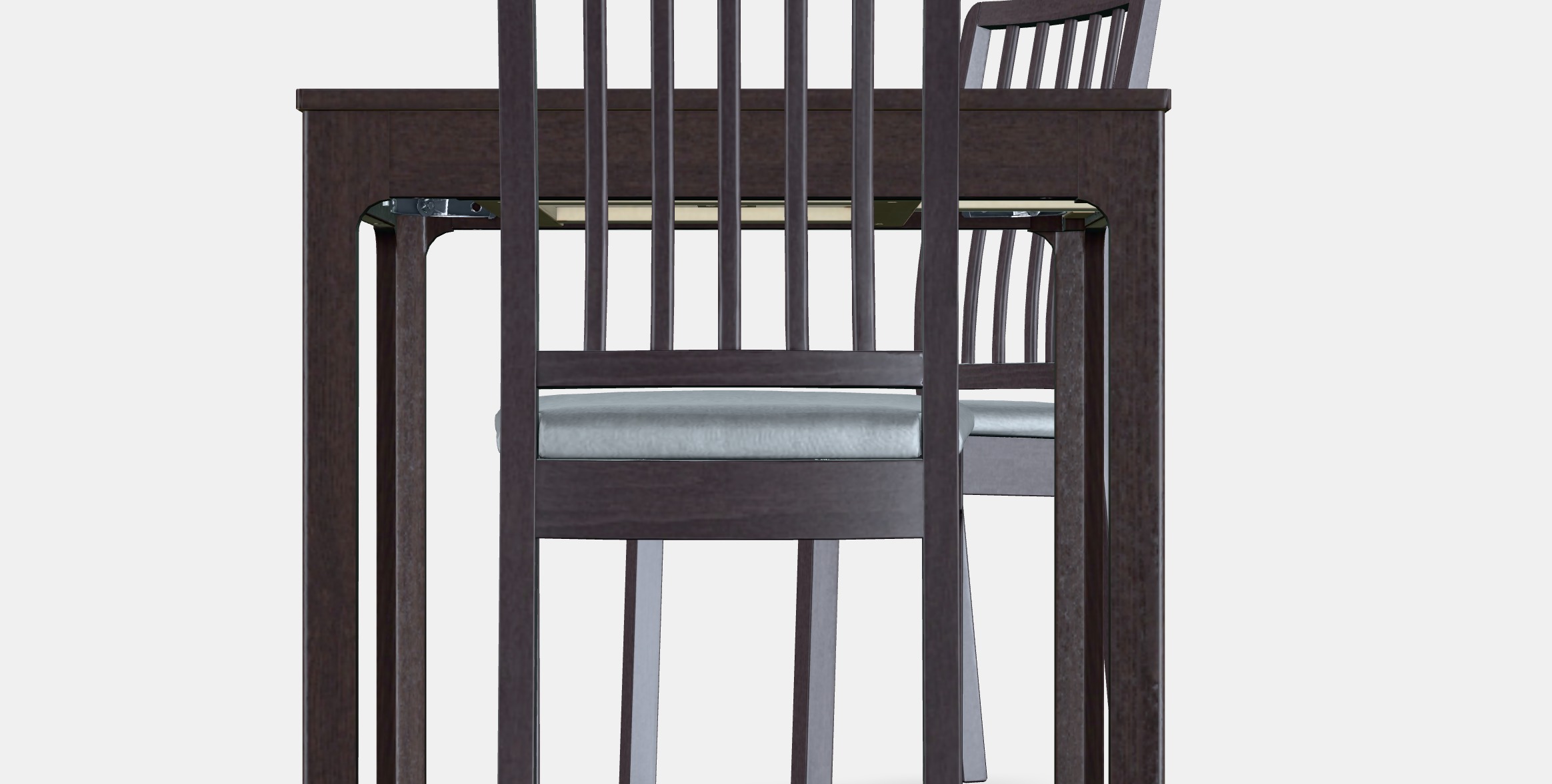 EKEDALEN - EKEDALEN Table and 2 chairs 1 Low-poly 3D model_11