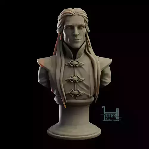 Aemond Targaryen Fanart Bust 3D print model
